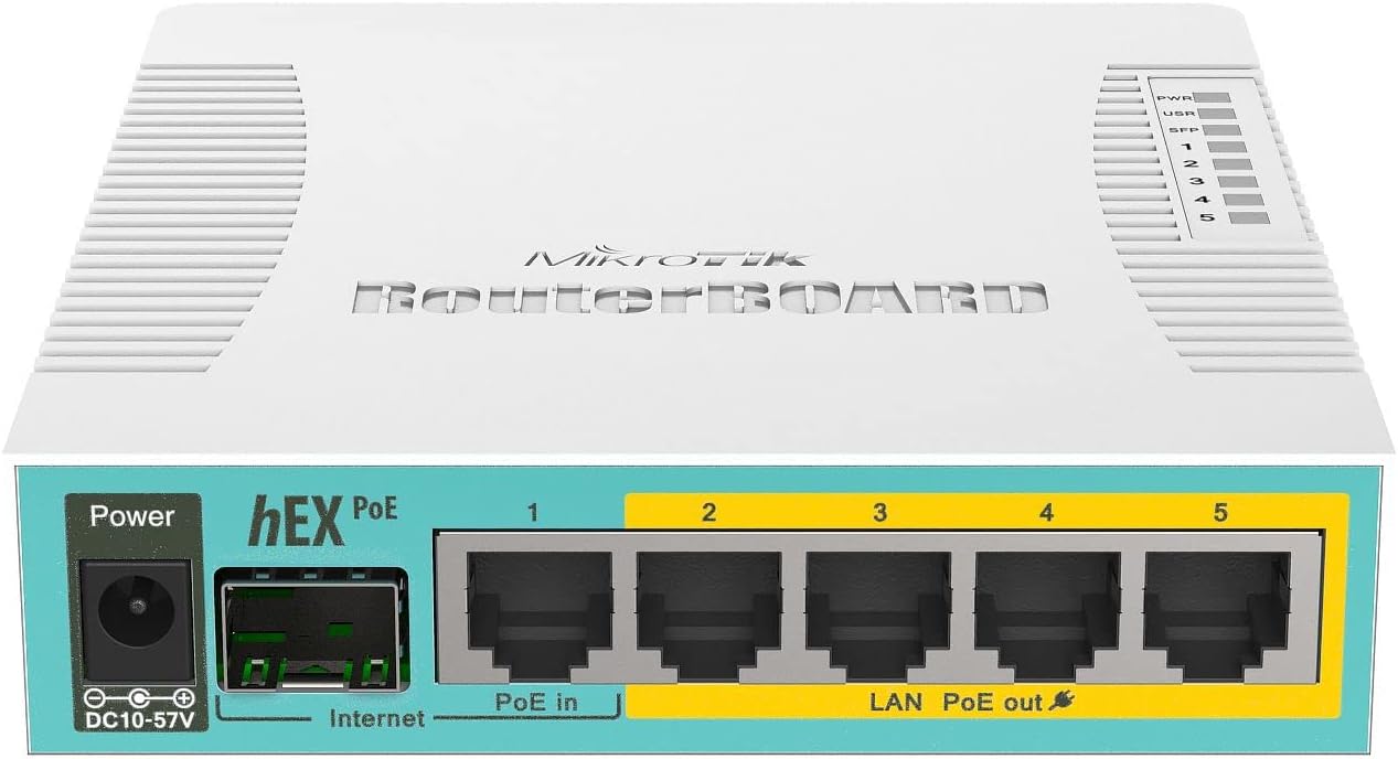 MikroTik Routerboard hEX PoE RB960PGS 5 Port Gigabit Ethernet Router